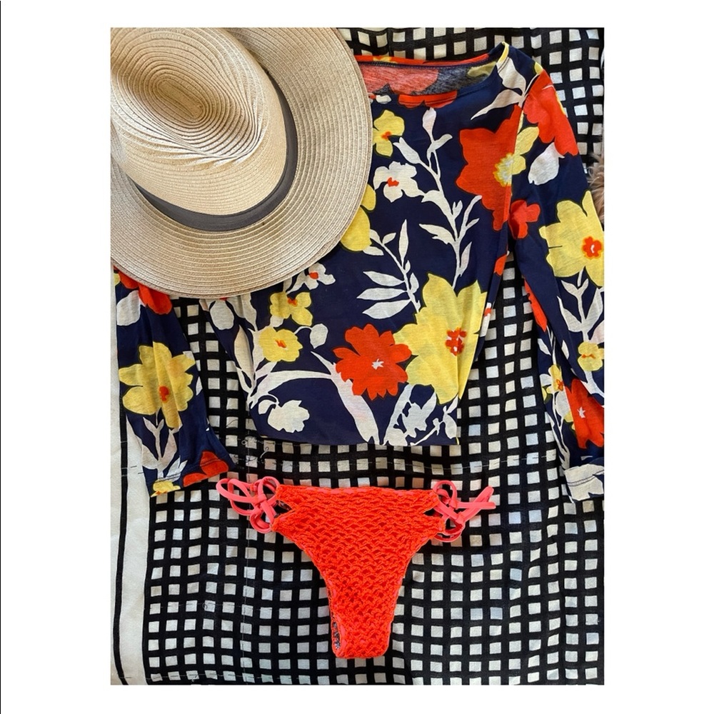 ACACIA Electric Orange Bikini Bottom 🔥